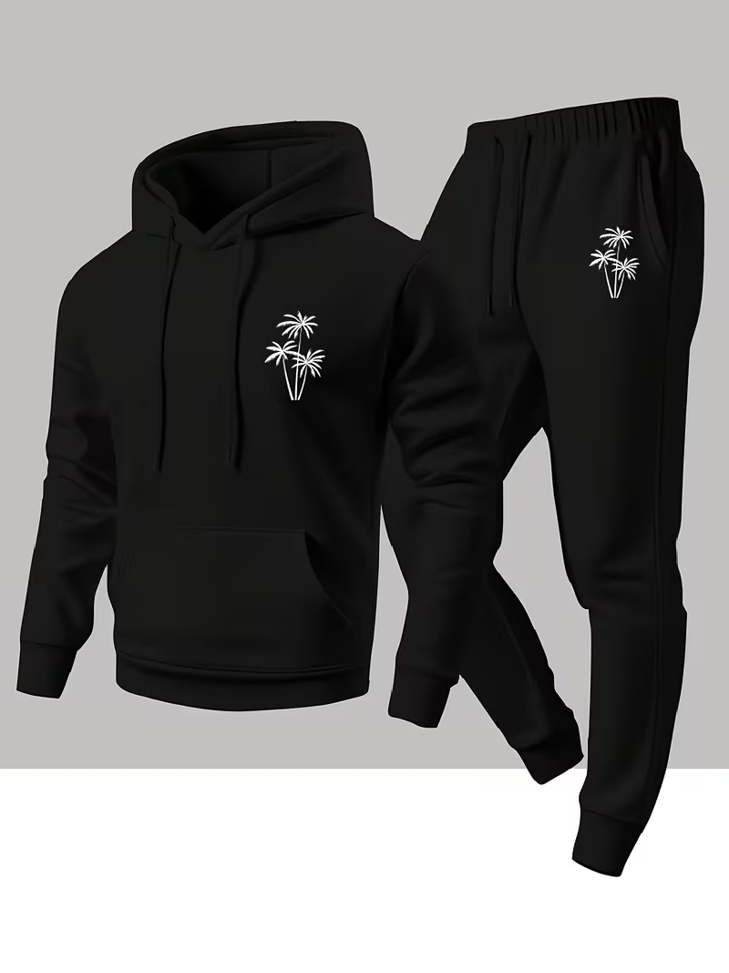 Outdoor Sport Outfit - Мужской минималистичный спортивный костюм с оригинальным