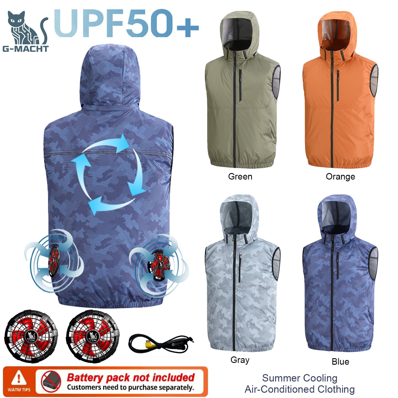 Outdoor Sport Jacket Women'S - Летний спортивный вентилятор 12В/5В для охлаждения,