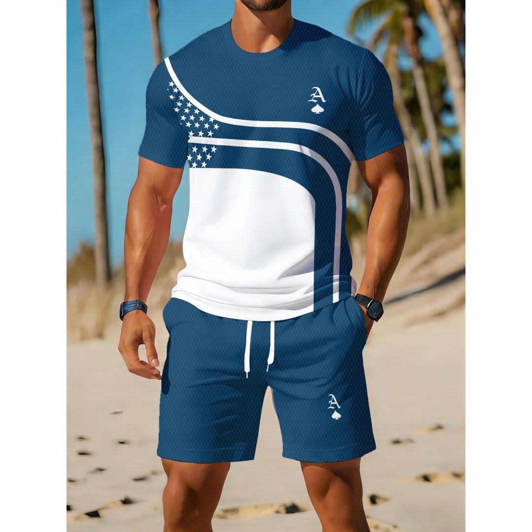 Outdoor Sport Outfit - Летний мужской повседневный модный комплект из