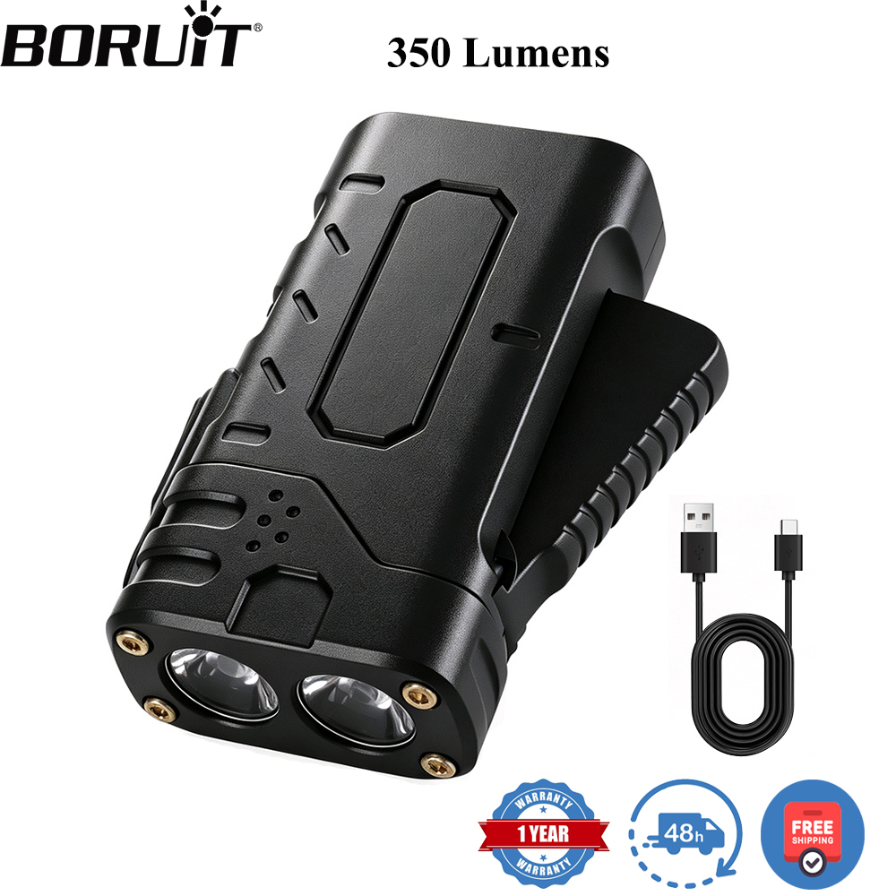 Outdoor Sport Lights - BORUIiT Ручной фонарь EDC с LED-подсветкой,