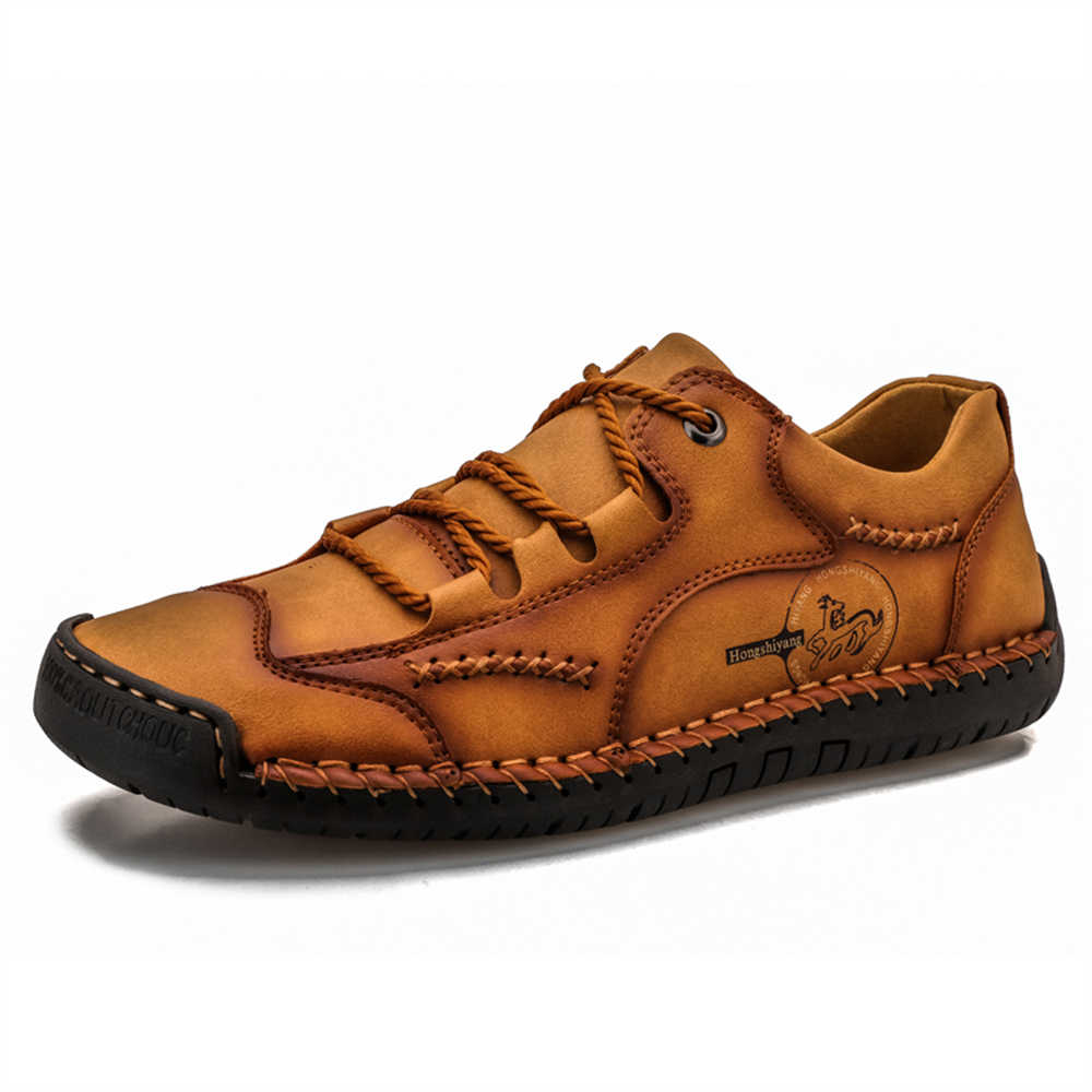 Коричневые ботинки на шнуровке – обзор и цена Outdoor Sport Brand Shoes